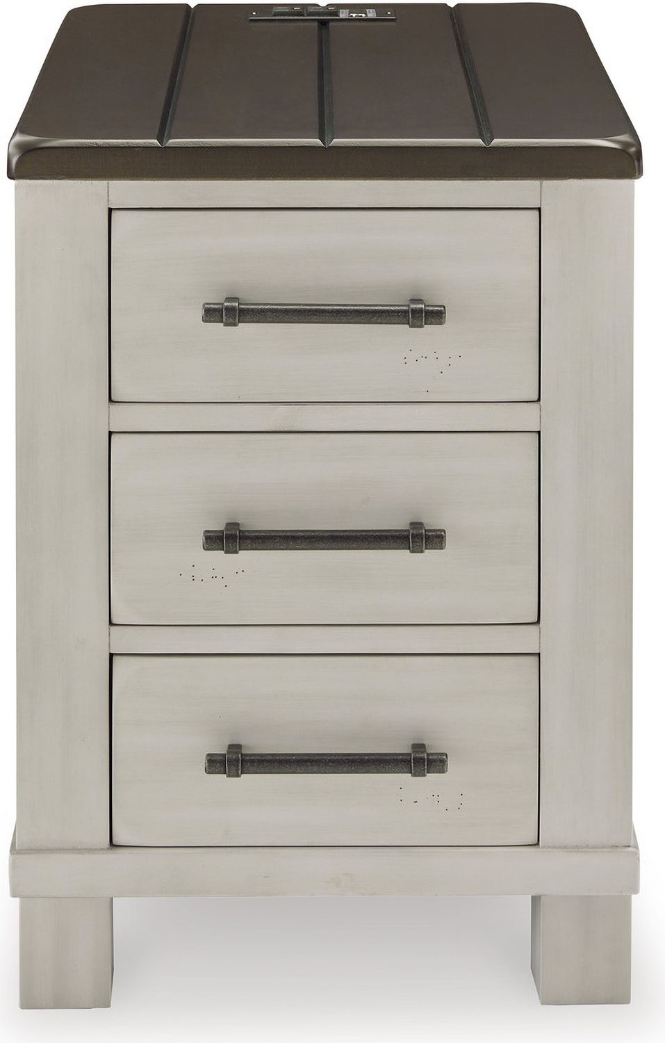 Darborn Gray/Brown Chairside End Table T7967