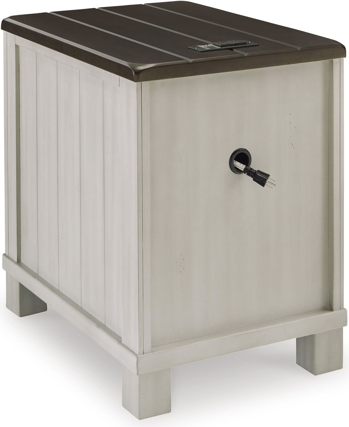 Darborn Gray/Brown Chairside End Table T7967