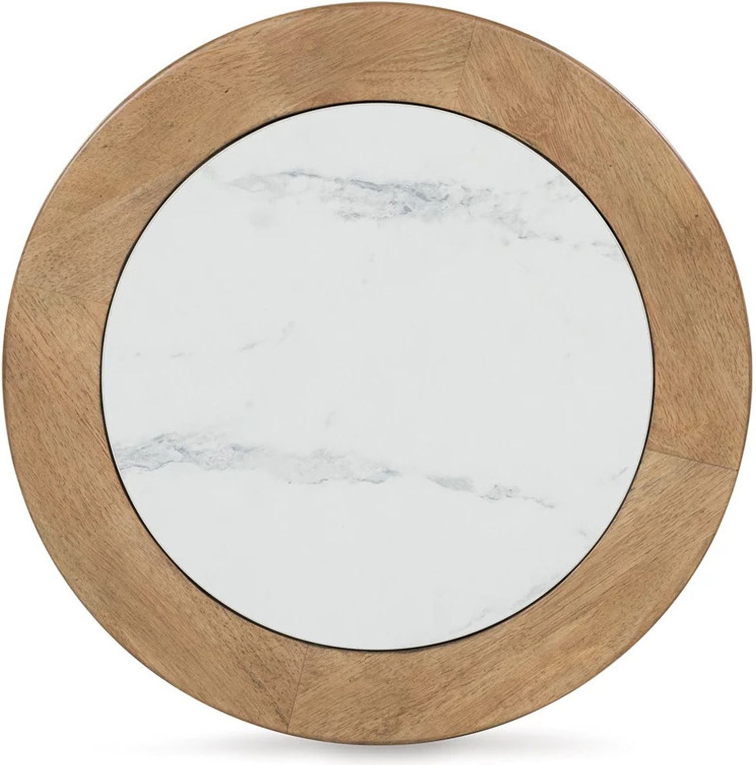 Camdill End Table In Light Brown and White T8086