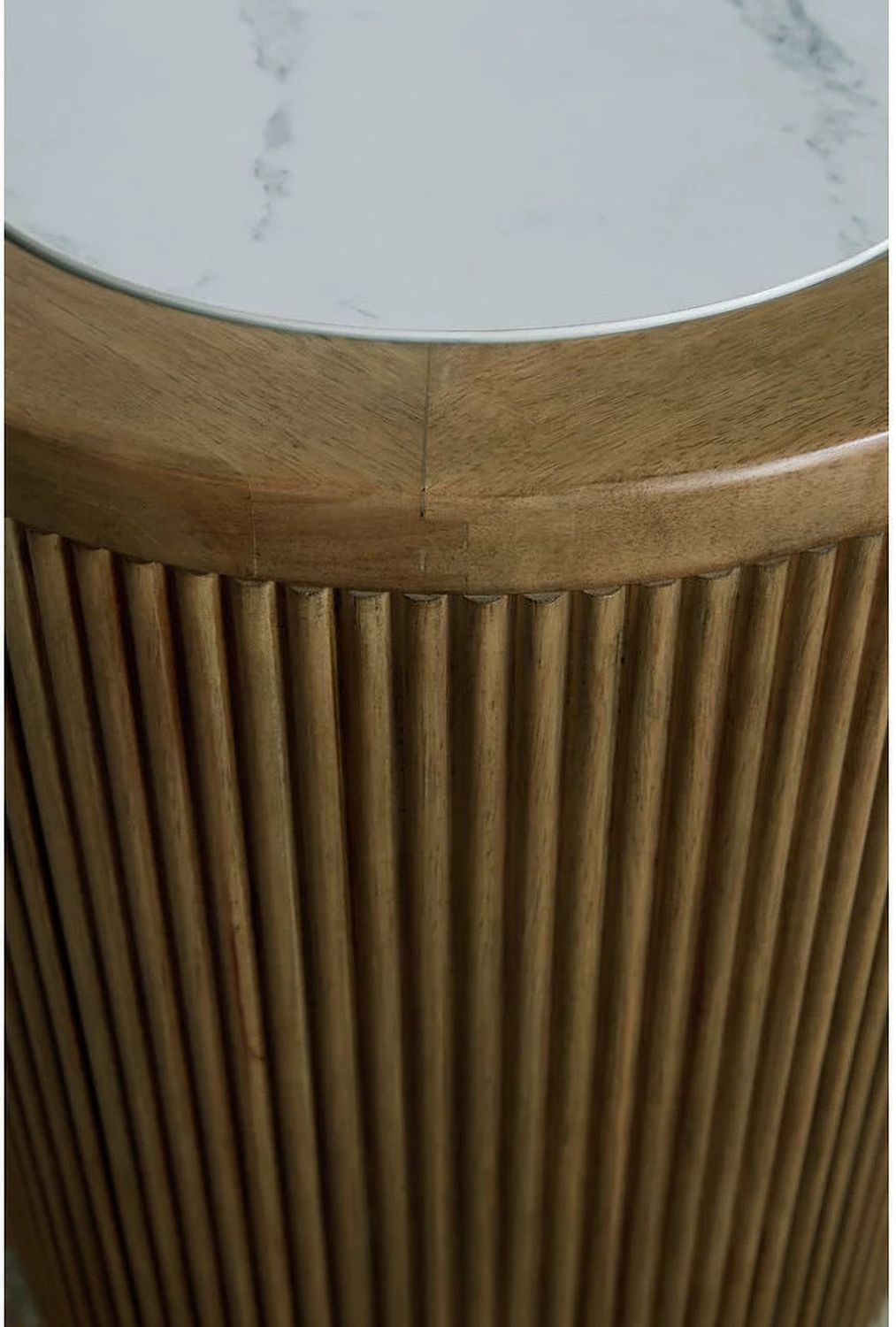 Camdill End Table In Light Brown and White T8086