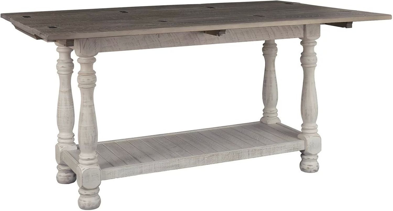 Havalance Gray and White Large Sofa Table T8144