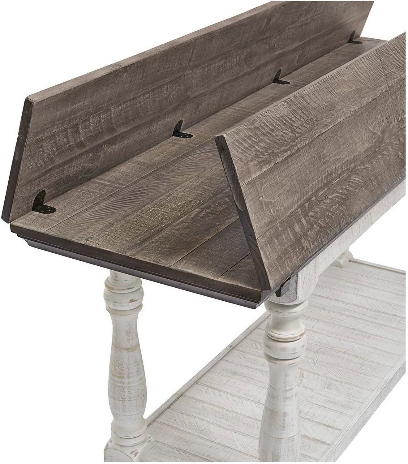 Havalance Gray and White Large Sofa Table T8144