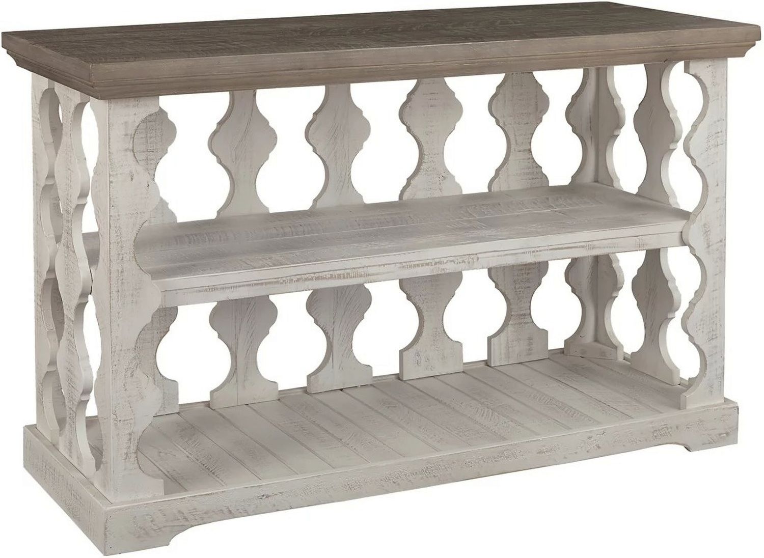 Havalance Gray and White Small Sofa Table T8145