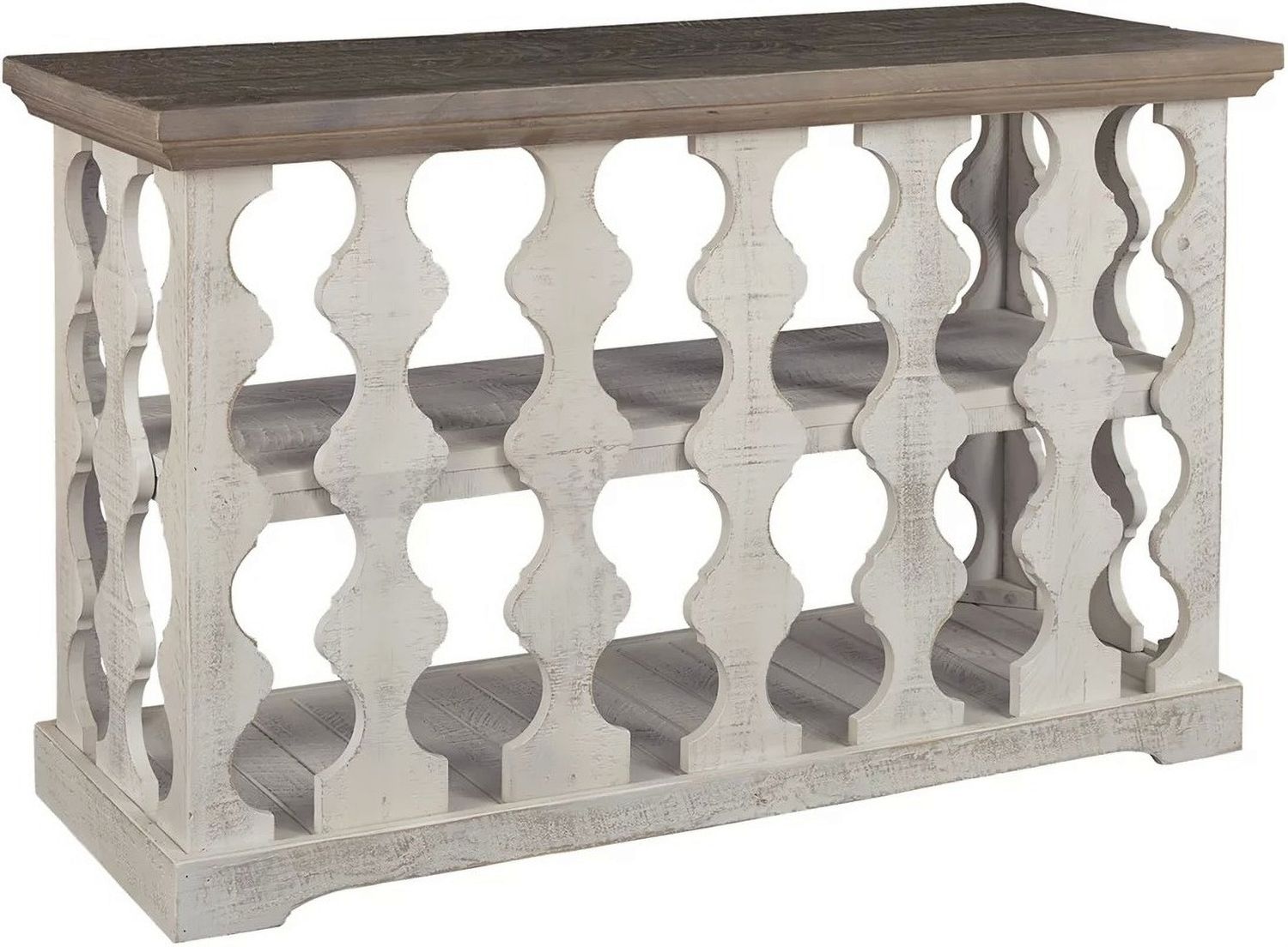 Havalance Gray and White Small Sofa Table T8145