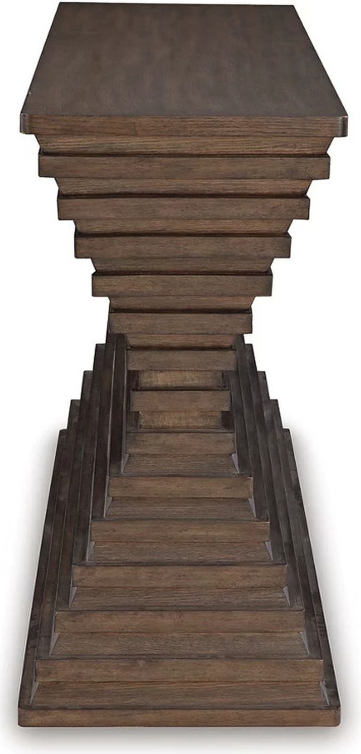 Hannodream Sofa Table In Warm Brown T8214