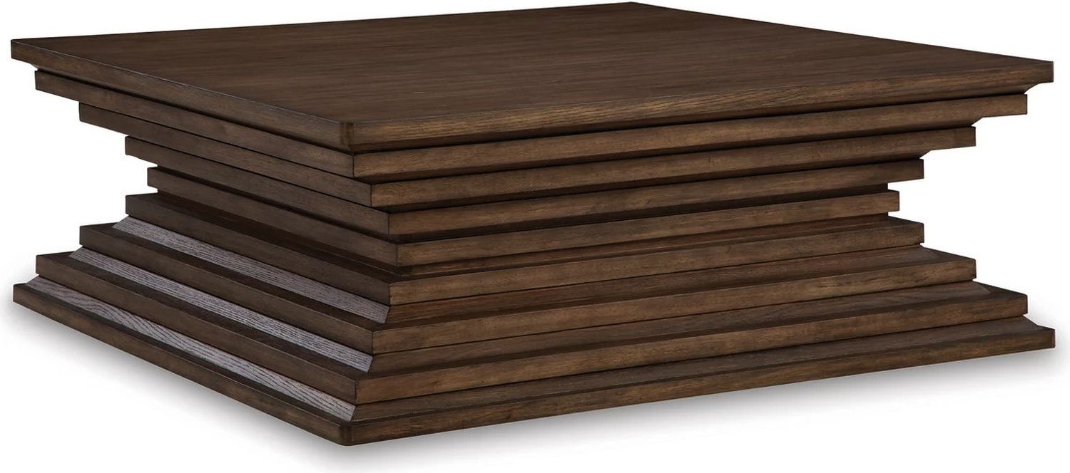 Hannodream Coffee Table In Warm Brown T8218