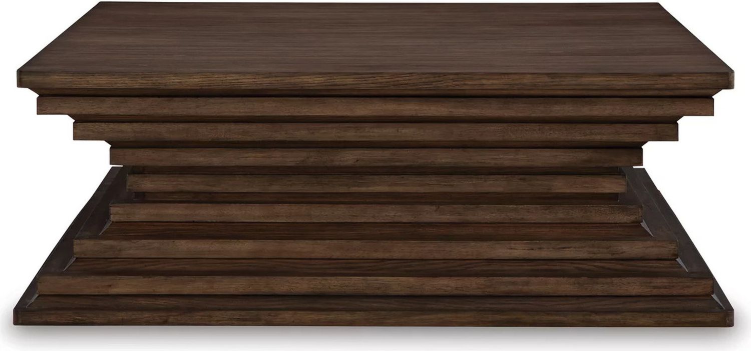 Hannodream Coffee Table In Warm Brown T8218