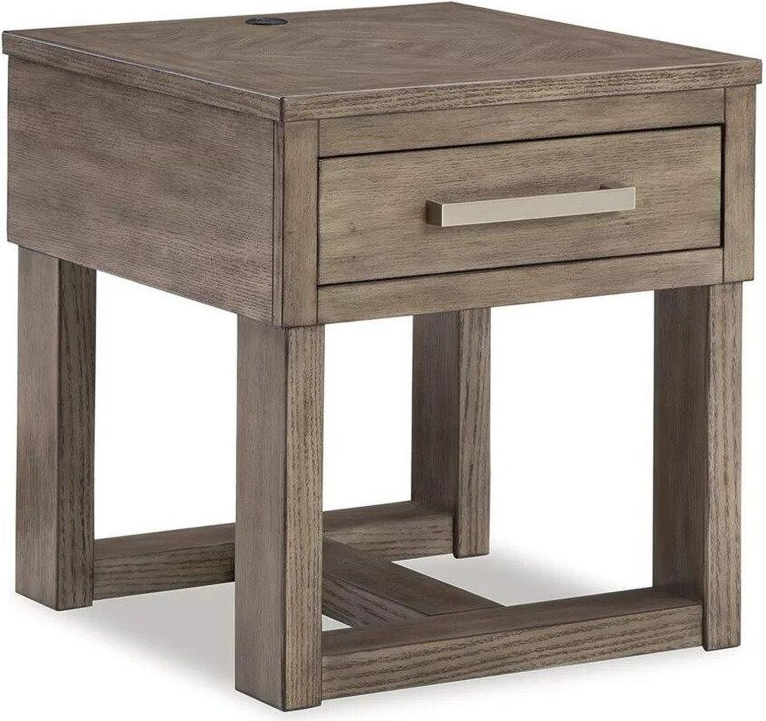 Loyaska Occasional Table Set In Grayish Brown and White T854T1