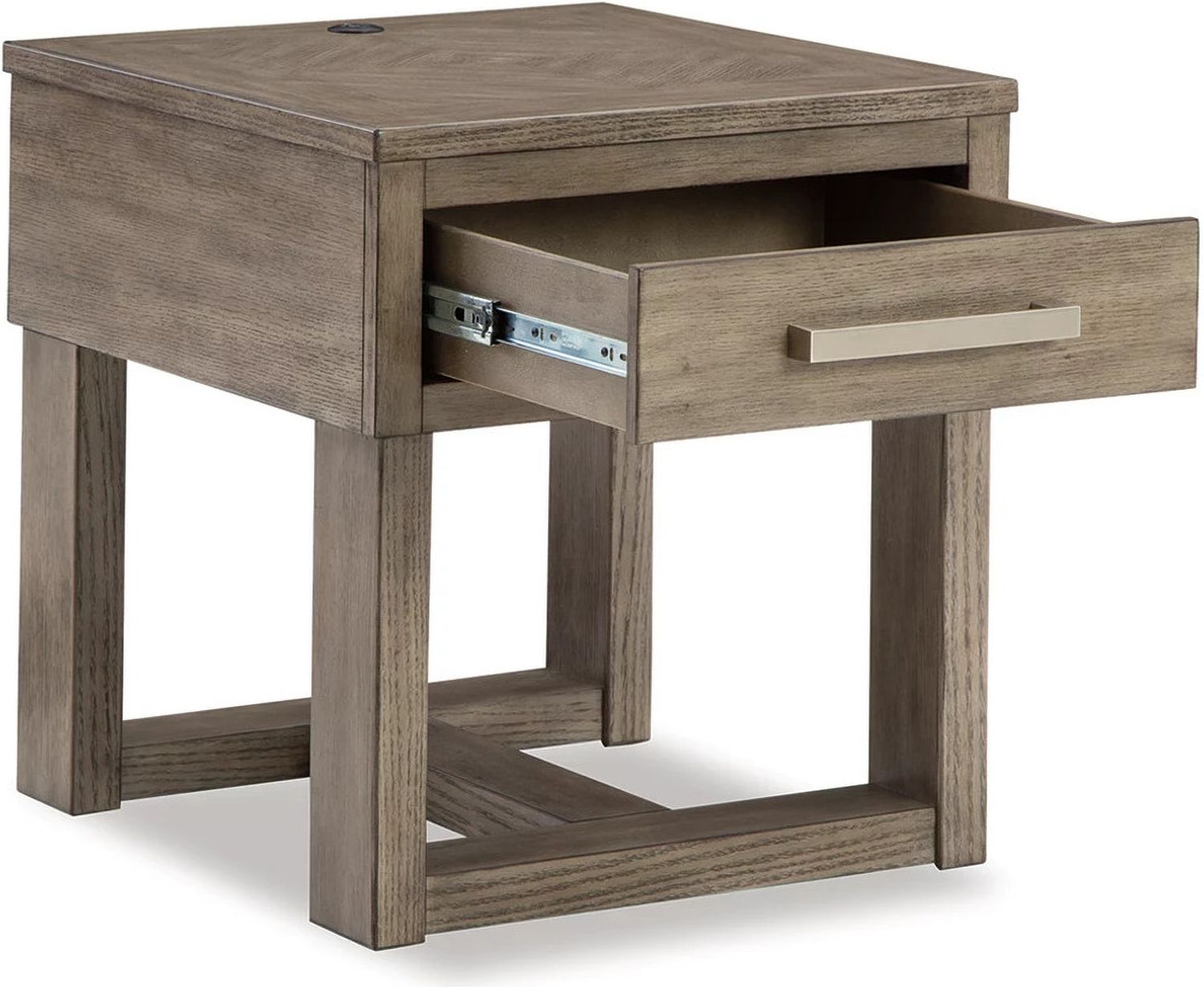 Loyaska Occasional Table Set In Grayish Brown and White T854T1