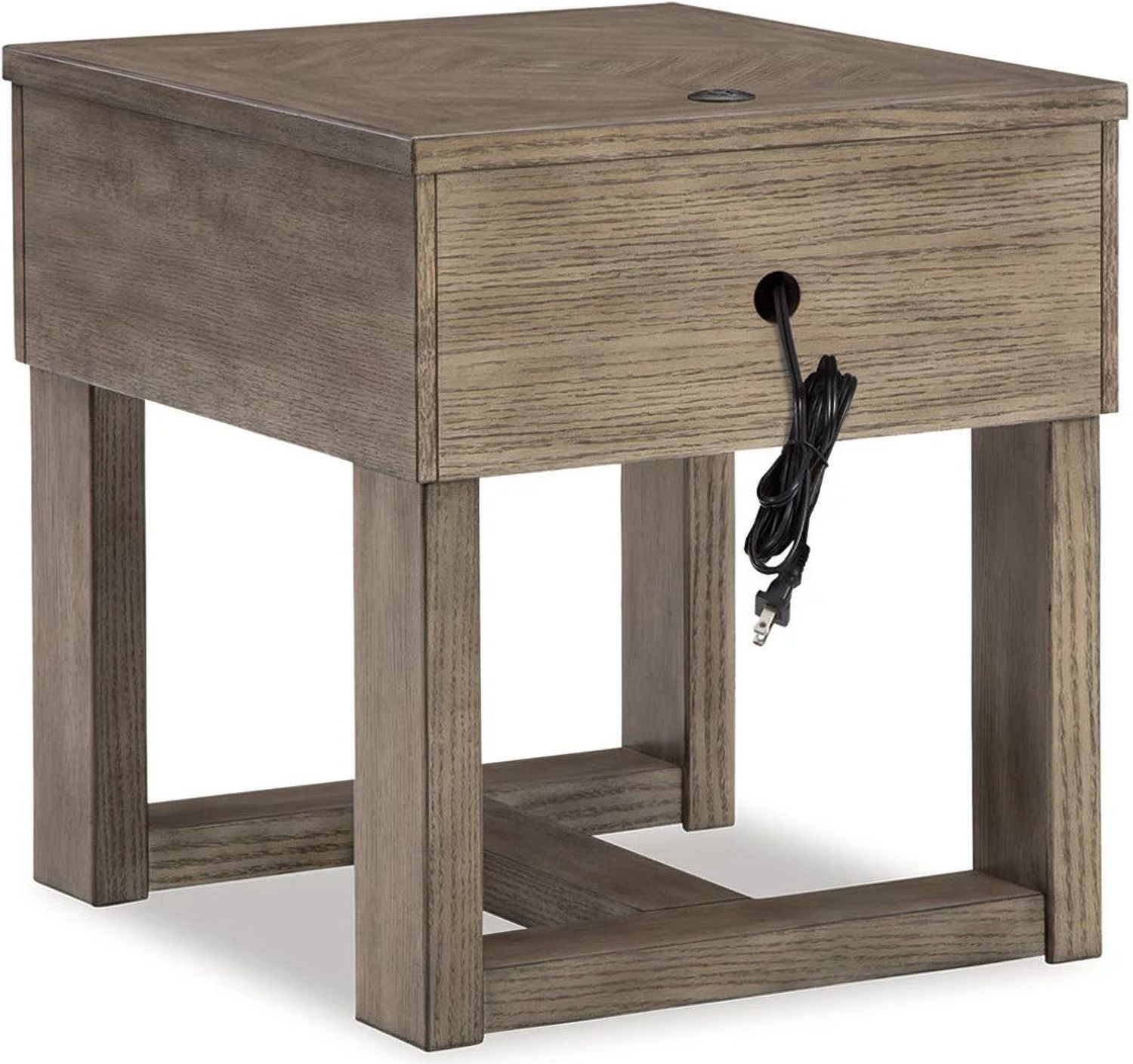 Loyaska Occasional Table Set In Grayish Brown and White T854T1