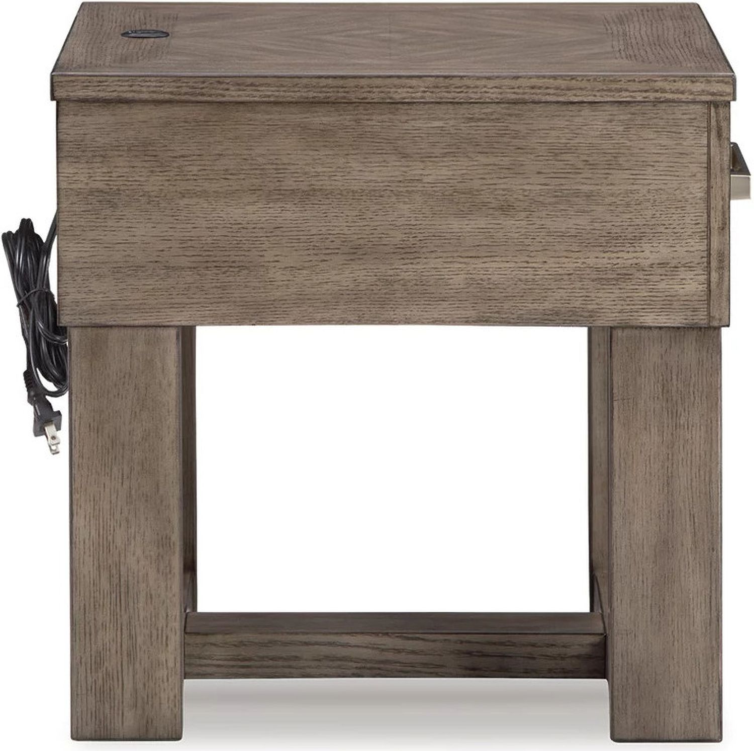 Loyaska Occasional Table Set In Grayish Brown and White T854T1