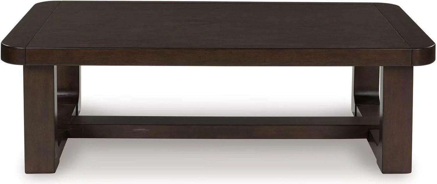 Breckington Coffee Table In Dark Brown T8561
