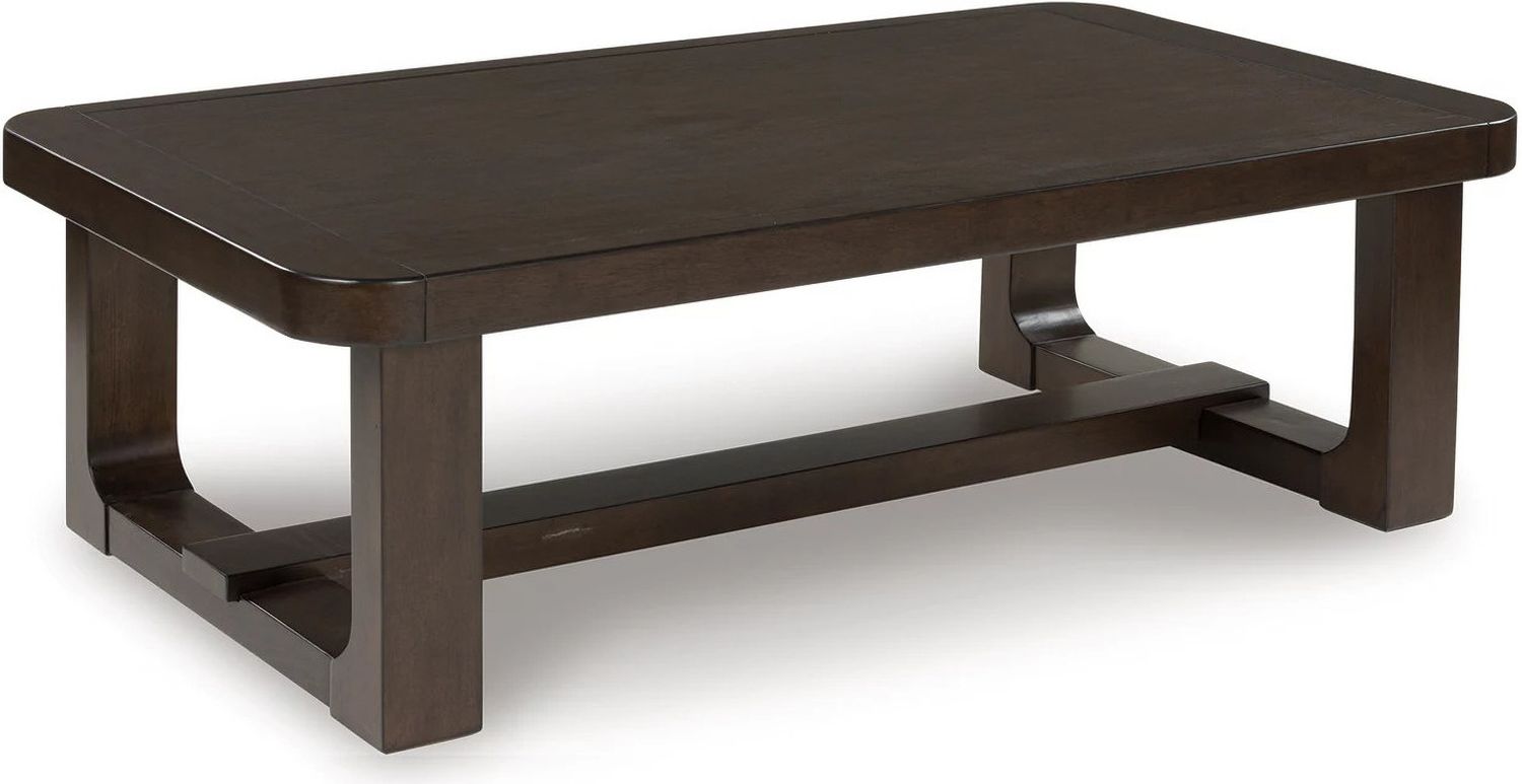 Breckington Coffee Table In Dark Brown T8561