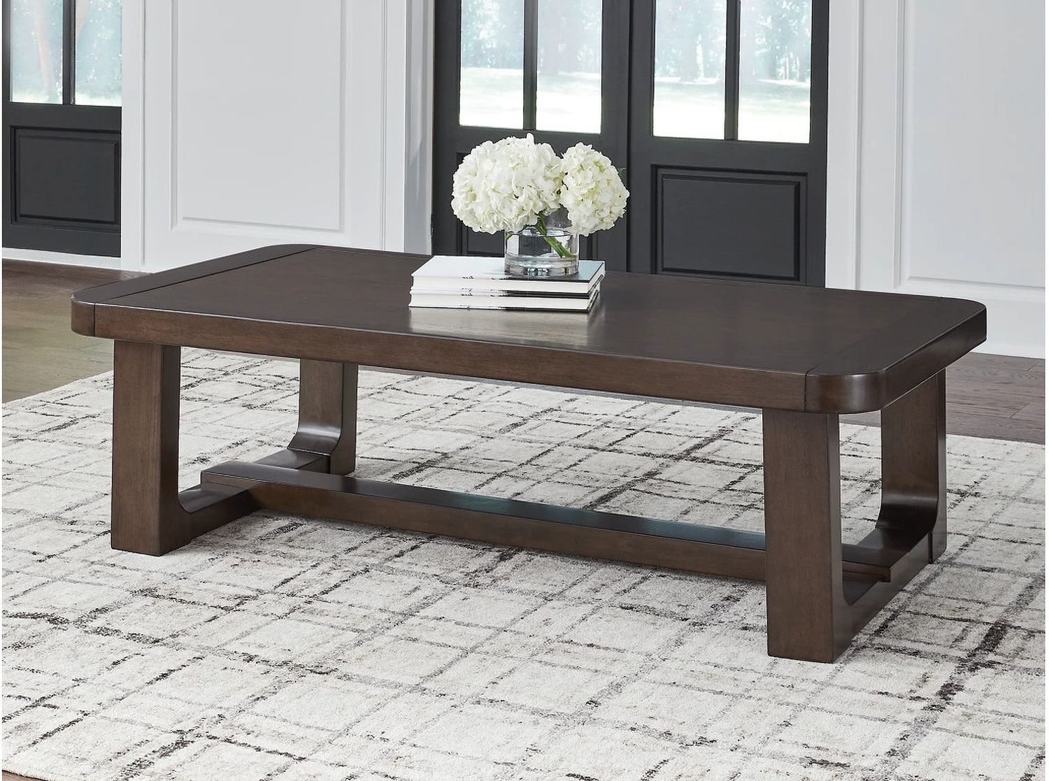 Breckington Coffee Table In Dark Brown T8561