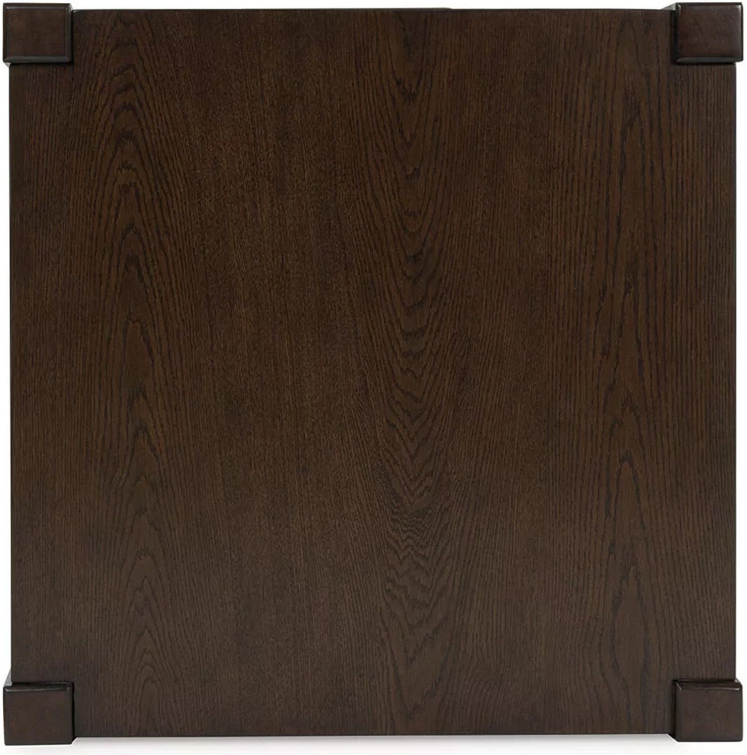 Breckington End Table In Dark Brown T8562