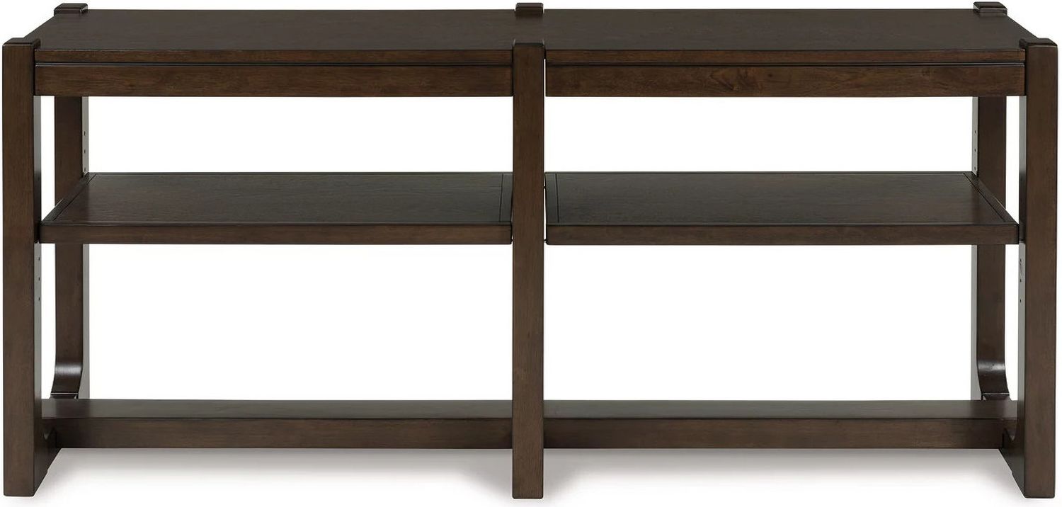 Breckington Sofa Table In Dark Brown T8564