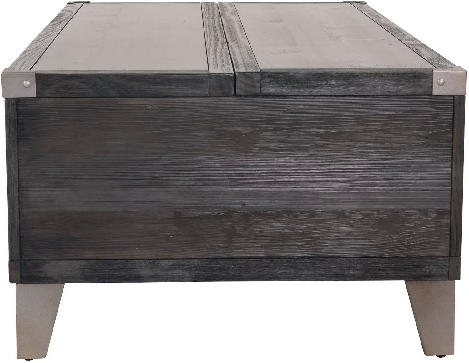 Todoe Dark Gray Lift Top Cocktail Table T9019