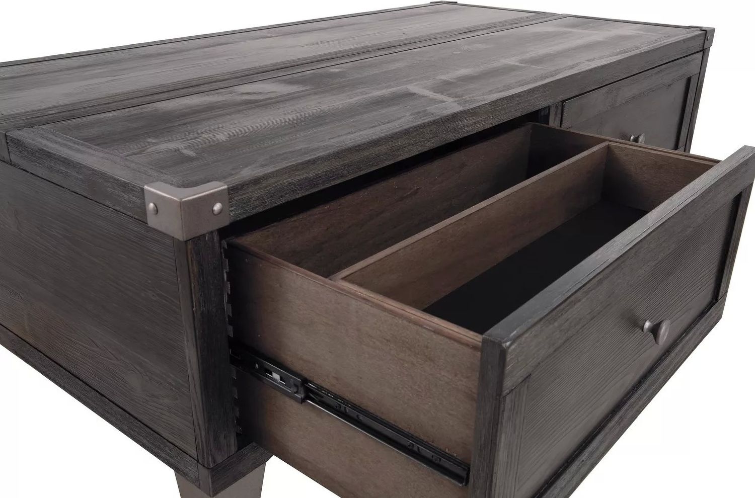 Todoe Dark Gray Lift Top Cocktail Table T9019