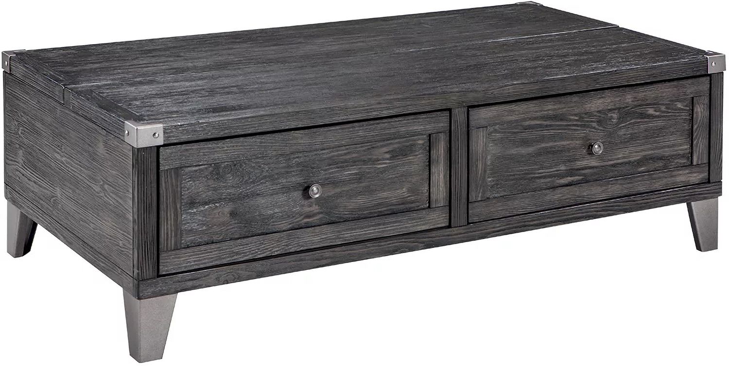 Todoe Dark Gray Lift Top Occasional Table Set T901T1