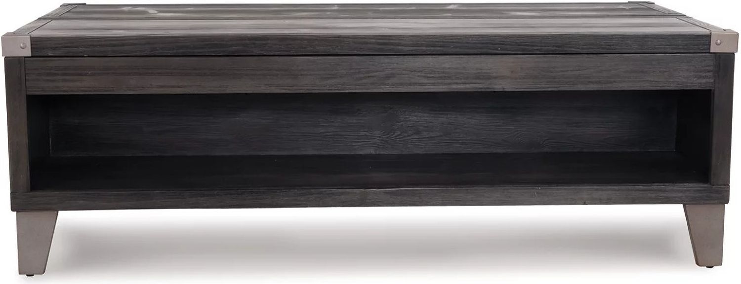Todoe Dark Gray Lift Top Occasional Table Set T901T1
