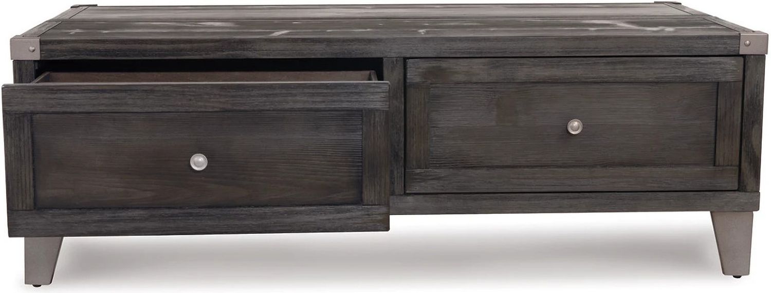 Todoe Dark Gray Lift Top Occasional Table Set T901T1