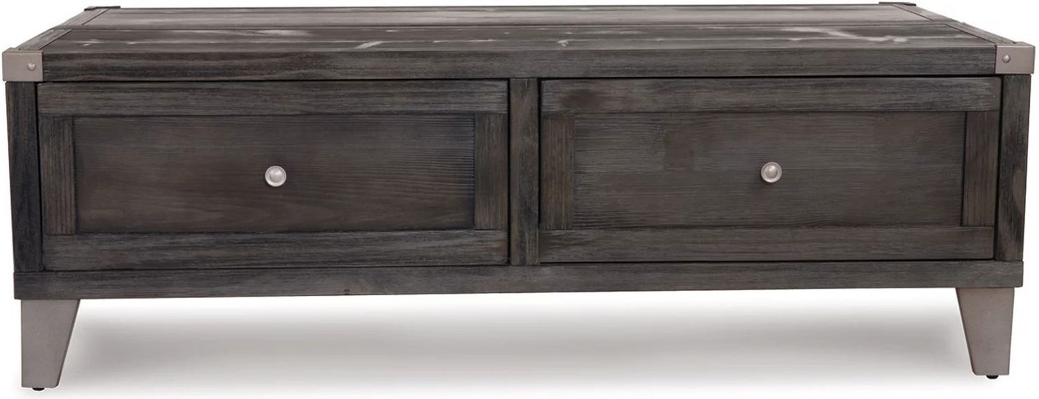 Todoe Dark Gray Lift Top Occasional Table Set T901T1