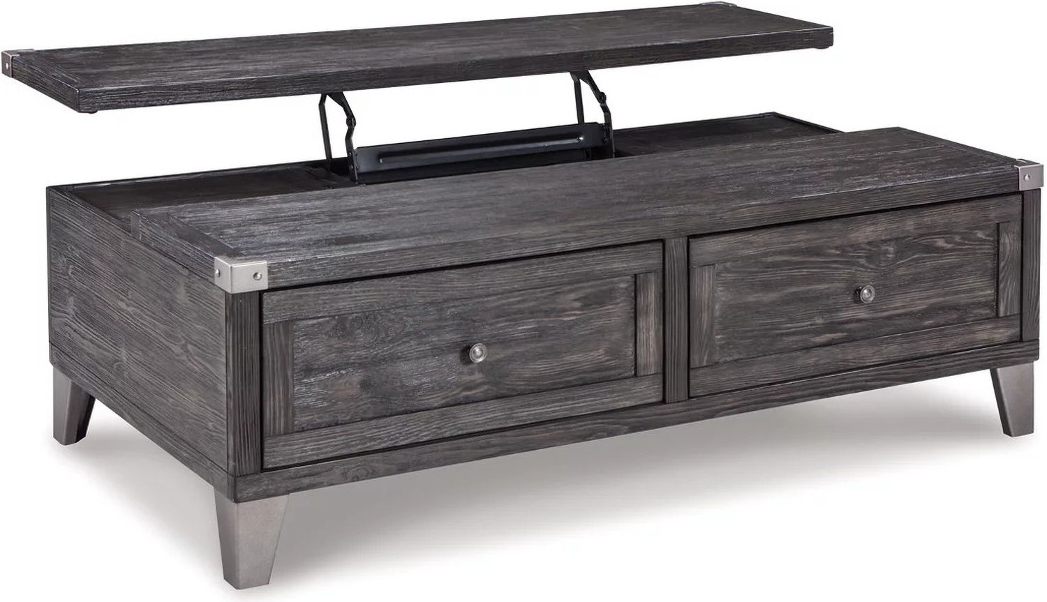 Todoe Dark Gray Lift Top Occasional Table Set T901T1