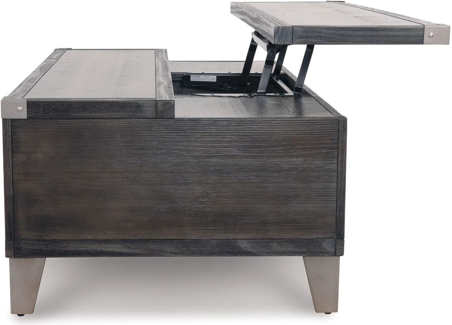 Todoe Dark Gray Lift Top Occasional Table Set T901T1