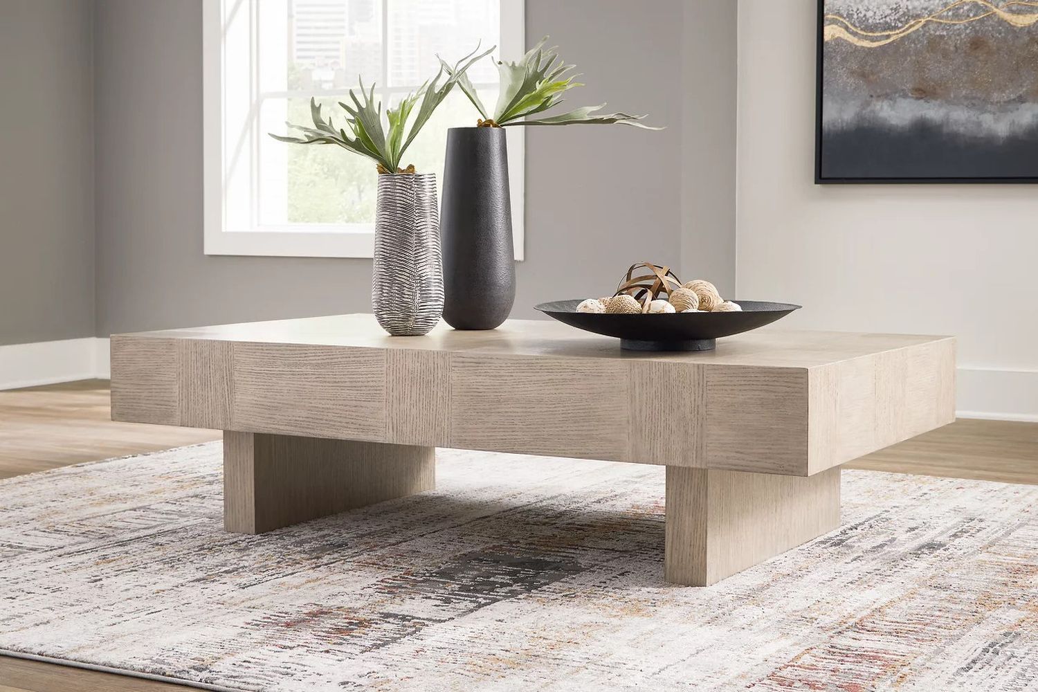 Jorlaina Occasional Table Set In Light Brown T922T1