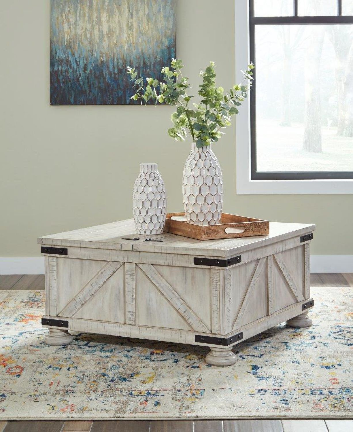 Carynhurst Whitewash Coffee Table T92920