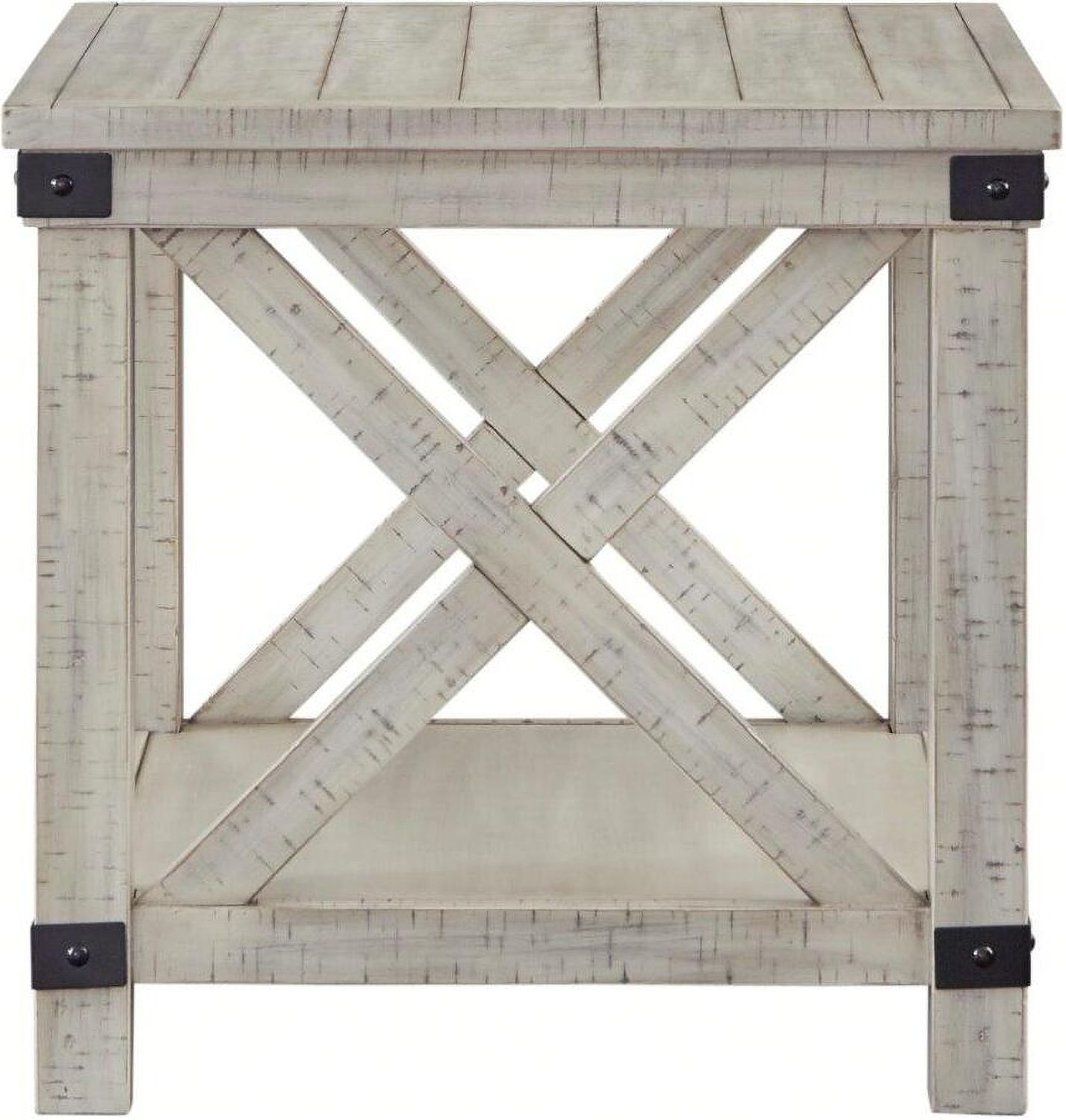 Carynhurst Whitewash End Table T9293