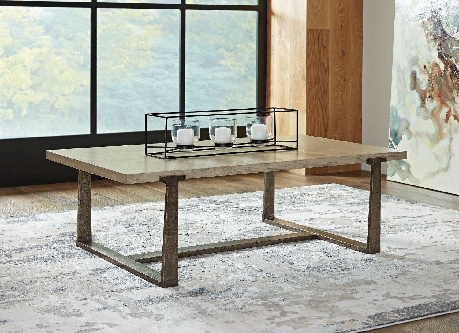 Dalenville Gray 32 Inch Coffee Table T9651