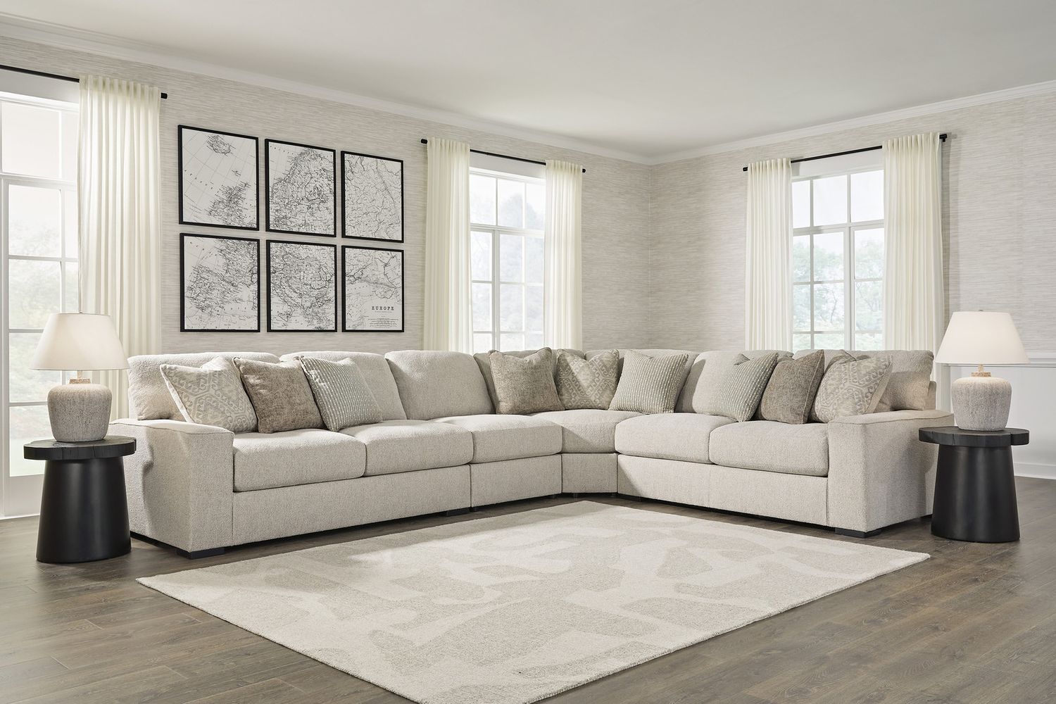 Wimbell Ocassional Table Set In Black T970T1