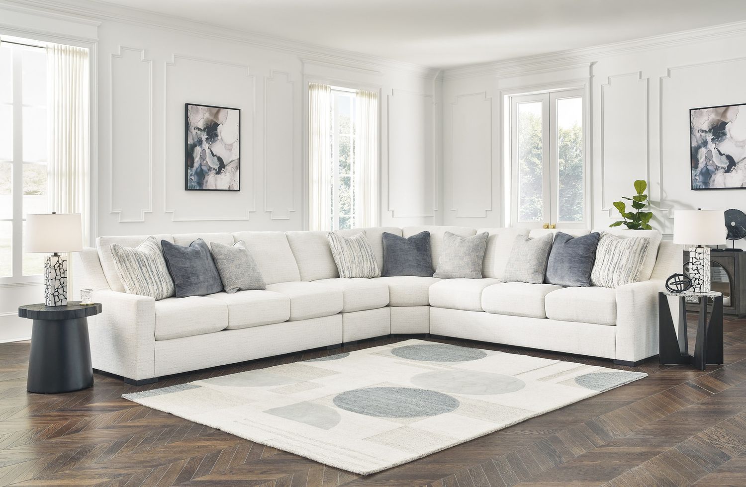 Wimbell Ocassional Table Set In Black T970T1