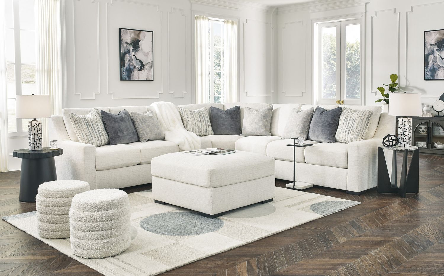 Wimbell Ocassional Table Set In Black T970T1