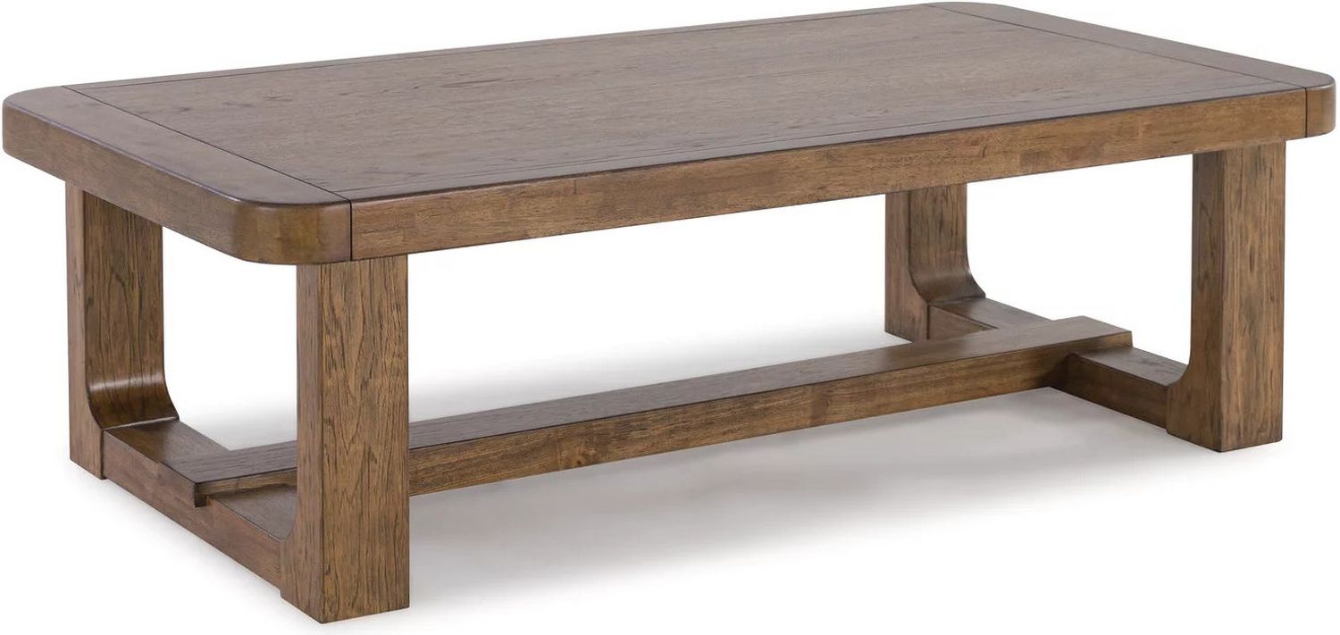 Cabalynn Light Brown Rectangular Cocktail Table T9741