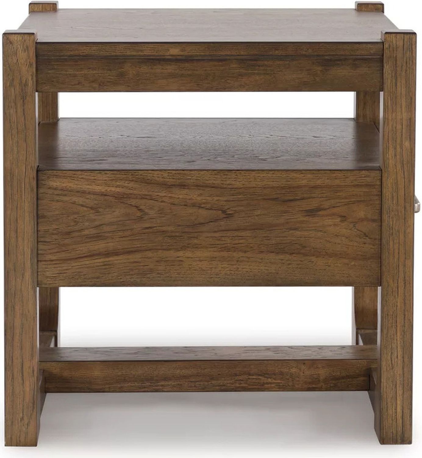 Cabalynn Light Brown Square End Table T9742