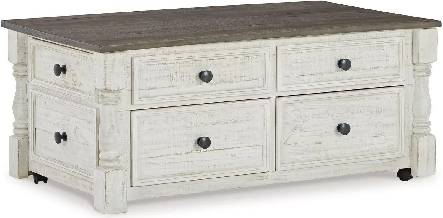 Havalance White/Gray Lift Top Cocktail Table T99420