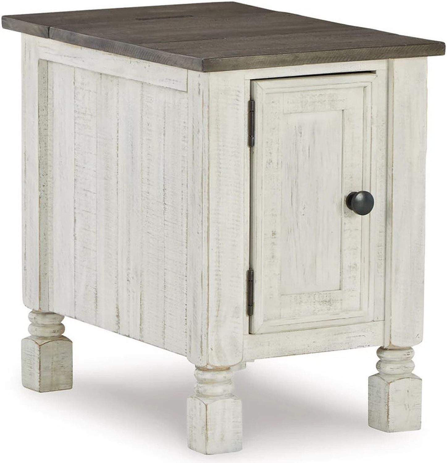 Havalance White/Gray Chair Side End Table T9947