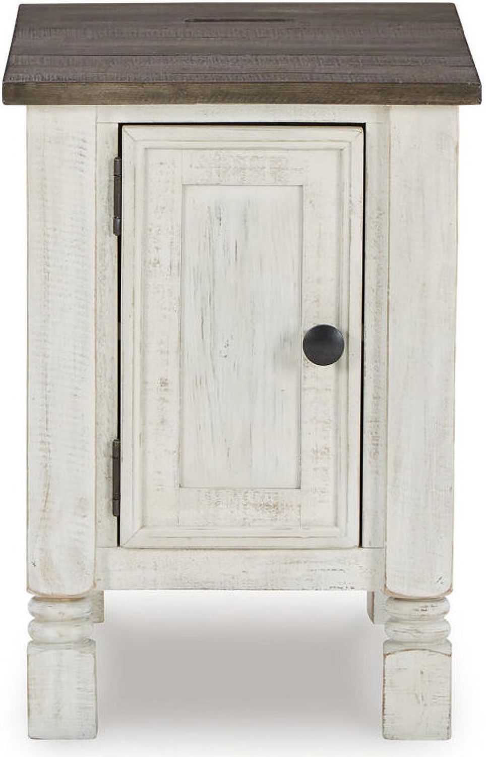 Havalance White/Gray Chair Side End Table T9947