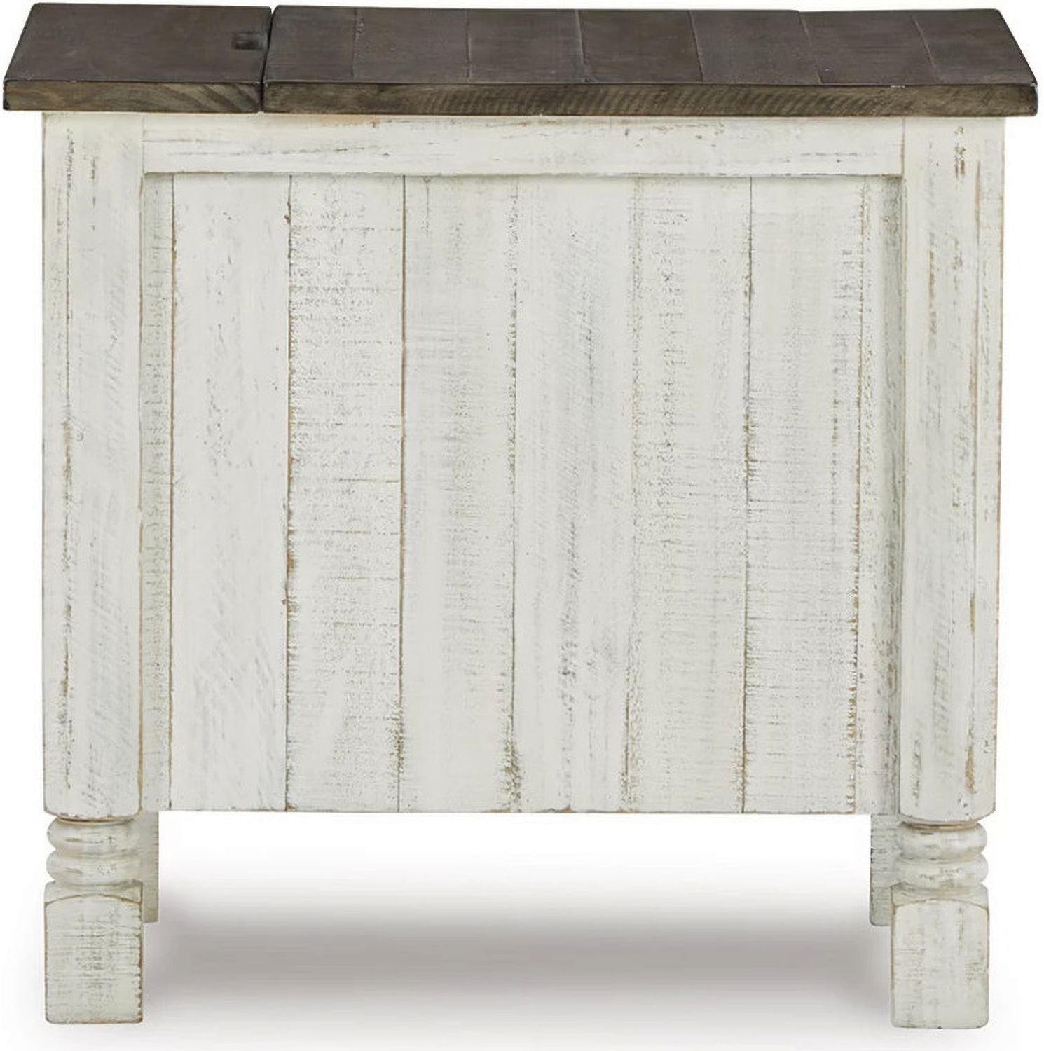 Havalance White/Gray Chair Side End Table T9947