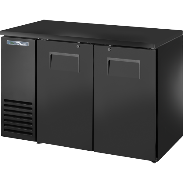 Solid Swing Door Back Bar 24″ Depth Single Zone Cooler with Black Sub Top and Black Exterior TBB24482SZ1BSTB1