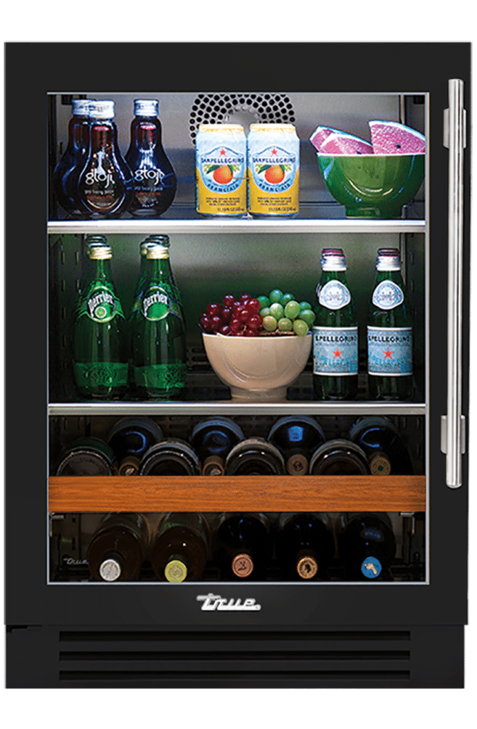Undercounter Beverage Center, Left Hinged, Gloss Black TBC24LOGCDSK044H04