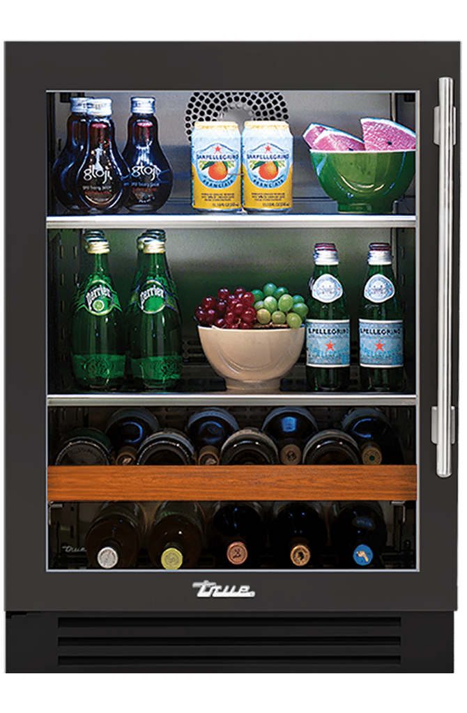Undercounter Beverage Center, Left Hinged, Ultra Matte Black TBC24LOGCDSK085H04