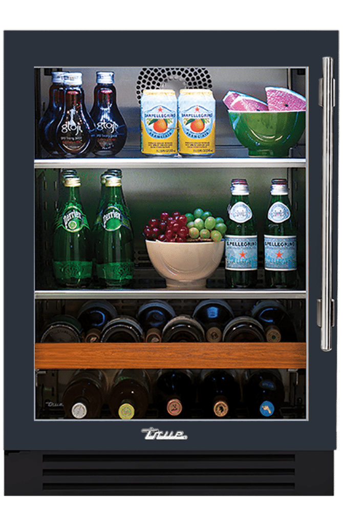 Undercounter Beverage Center, Left Hinged, Juniper, Chrome Hardware TBC24LOGCDSK104H02