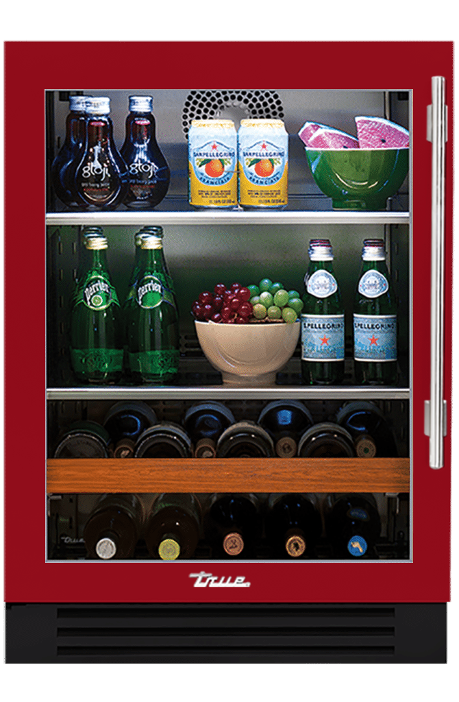 Undercounter Beverage Center, Left Hinged, Crimson TBC24LOGCDSK193H04