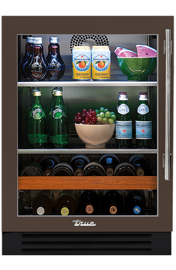 Undercounter Beverage Center, Left Hinged, Espresso, Chrome Hardware TBC24LOGCDSK305H02