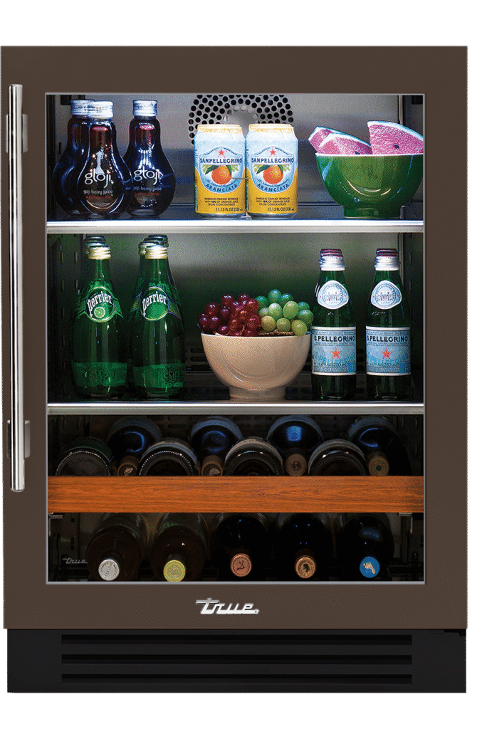 Undercounter Beverage Center, Right Hinged, Espresso, Chrome Hardware TBC24ROGCDSK305H02