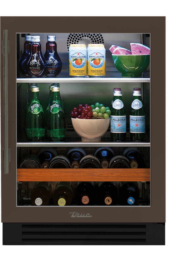 Undercounter Beverage Center, Right Hinged, Espresso, Pewter Hardware TBC24ROGCDSK305H05