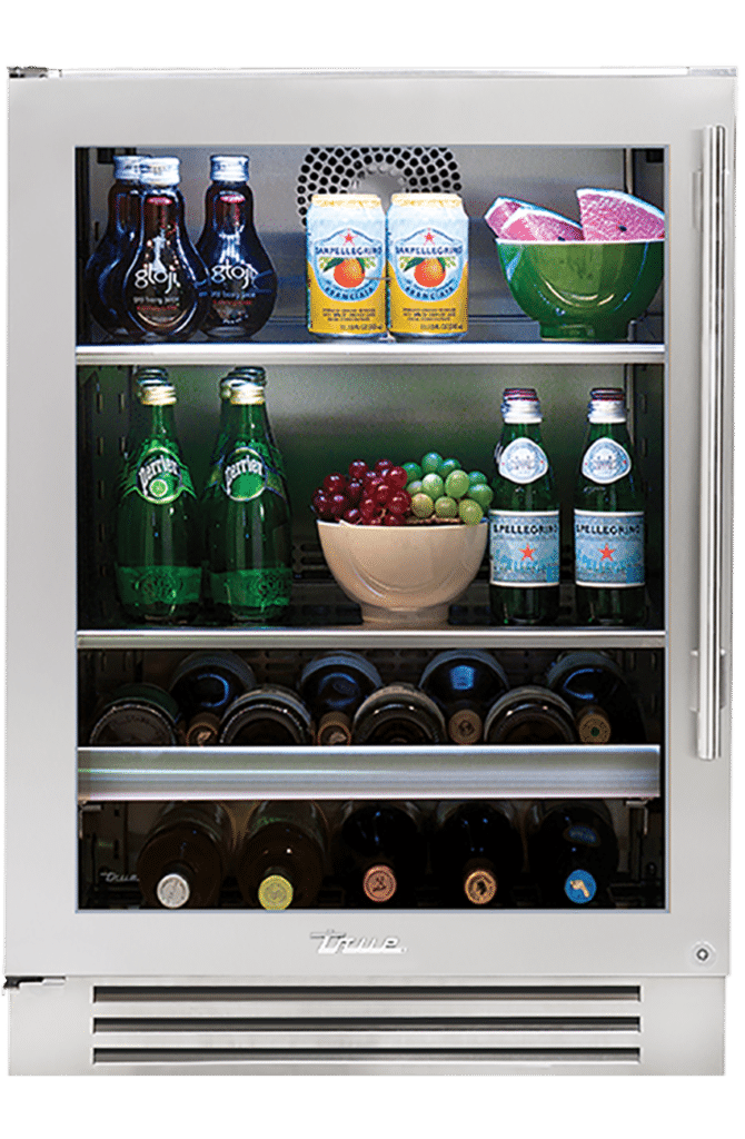 24″ Beverage Center Stainless Glass TBC24RSGC044H03
